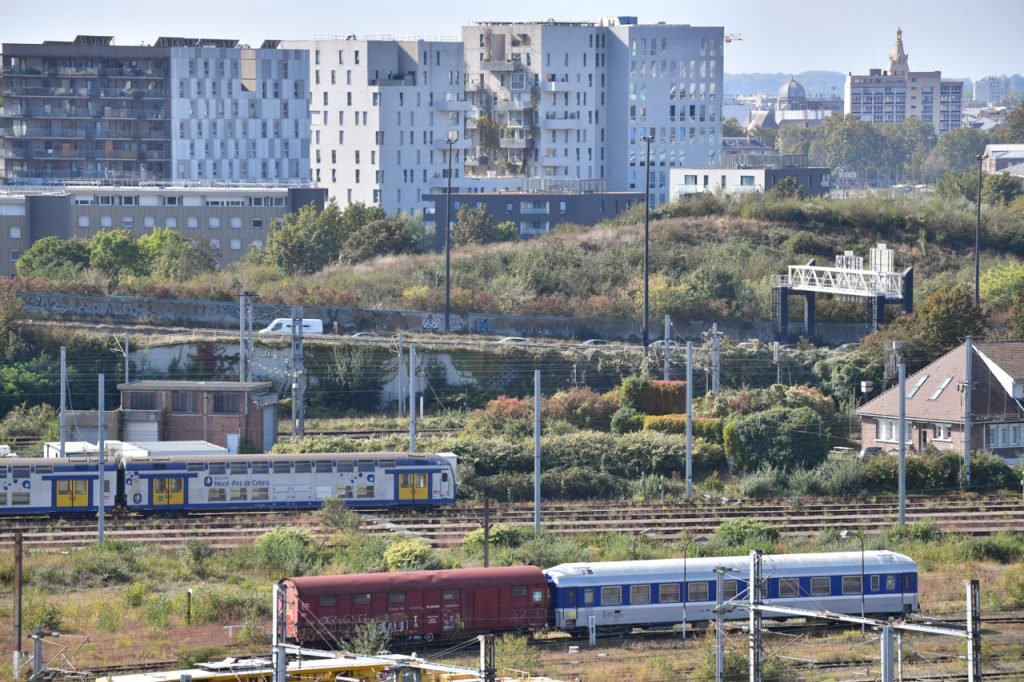 Emprise ferroviaire depuis le Mont-de-terre, vers le Bois Habité - Sept. 2020 ©©Julien SYLVESTRE